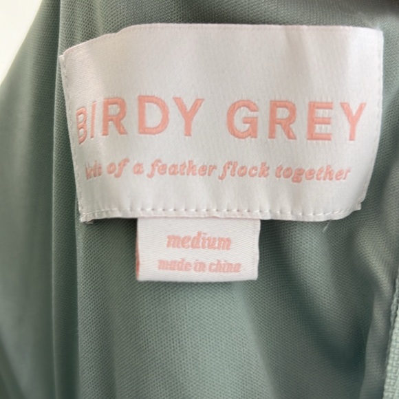 NWT Birdy Grey KAIA DRESS CHIFFON SAGE Size M - Picture 8 of 10